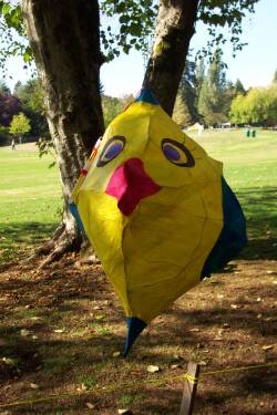 Psychedelic fish lantern